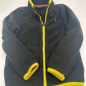 Polo by Ralph Lauren Black Jacket with Yellow and Pink Accents